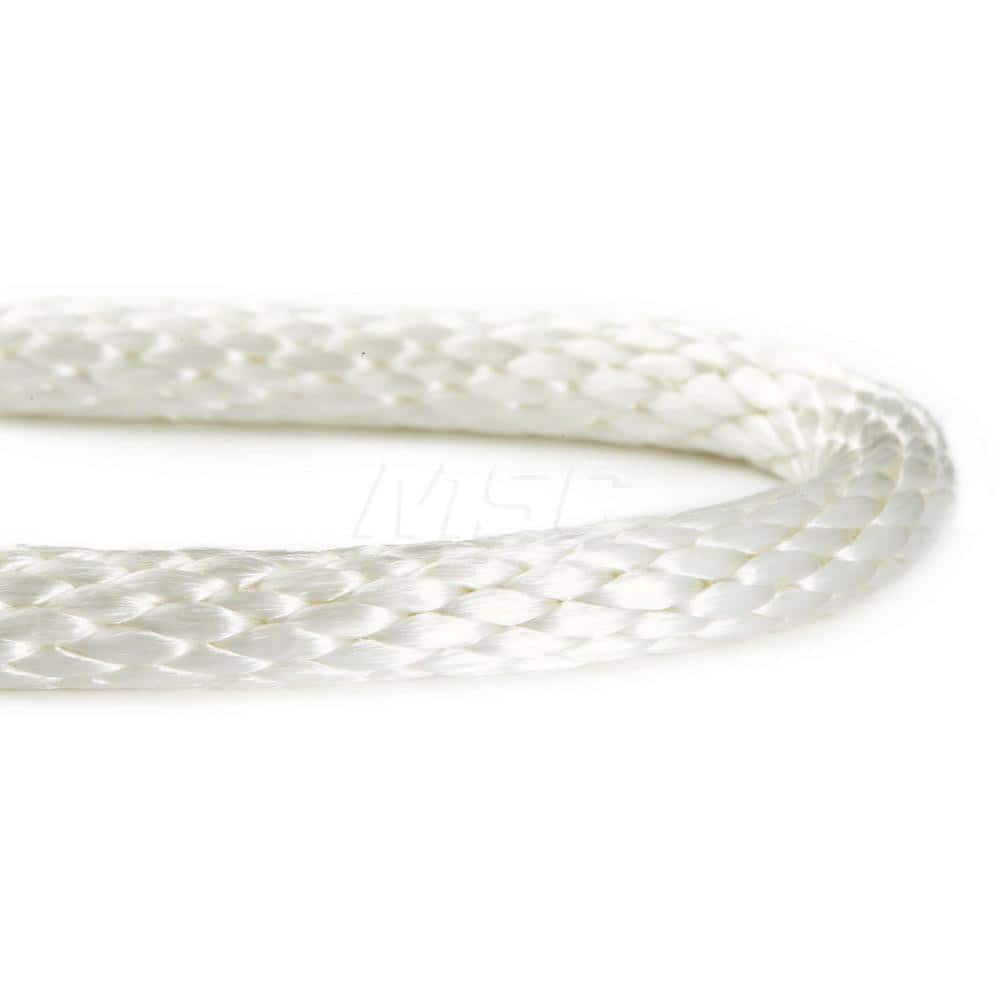 Rope; Rope Construction: 3 Strand Twisted; Material: Nylon; Work Load Limit: 50 lb; Color: White; Maximum Temperature (F) ( - 0 Decimals): 295; Breaking Strength: 1931; Application: General Purpose; Rope Strand Count: 3; Package Type: Reel; Additional Inf