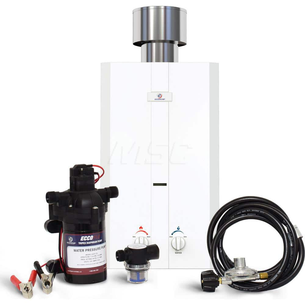 Gas Water Heaters; Commercial/Residential: Residential; Commercial/Residential: Residential; Type: Tankless; Fuel Type: Liquid Propane (LP); Fuel Type: Liquid Propane (LP); Indoor or Outdoor: Outdoor; Tankless: Yes; Tank Capacity (Gal.): 0.00; Temperature