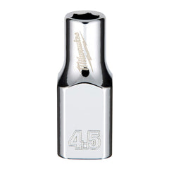 Hand Socket: 1/4″ Drive, 6-Point Chrome