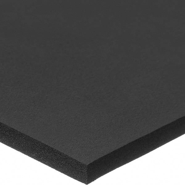 Closed Cell EPDM Foam: 36″ Wide, Black Acrylic Adhesive Backing