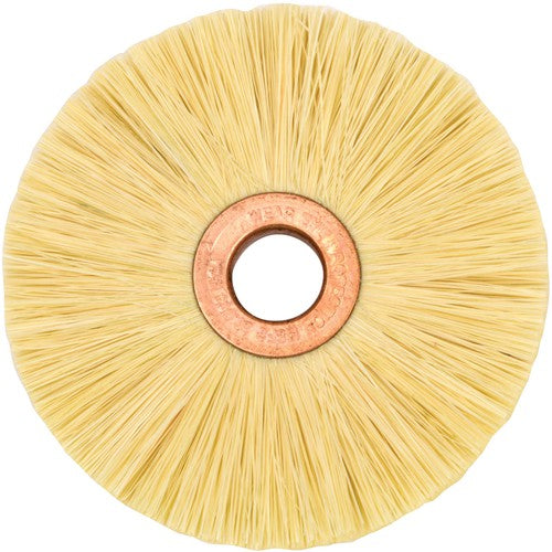 3″ Small Diameter Tampico Wheel Brush, 1/2″ Arbor Hole - All Tool & Supply