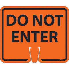 NMC - "Do Not Enter", 12-5/8" Wide x 10-3/8" High, Rigid Plastic Safety Sign - All Tool & Supply