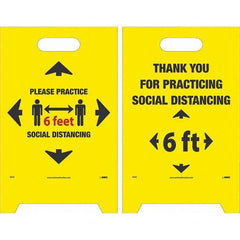 NMC - Cone & A Frame Floor Signs Shape: A-Frame Type: Accident Prevention - All Tool & Supply