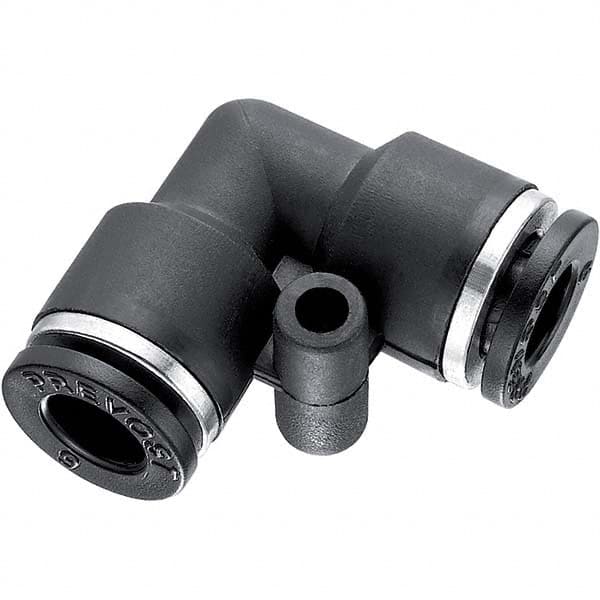 Prevost - Plastic Push-To-Connect Tube Fittings Type: Male Elbow Tube Outside Diameter (Inch): 1/4 - All Tool & Supply