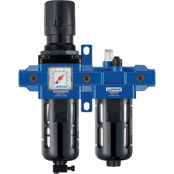 Prevost - Filter, Regulator & Lubricator (FRL) Units Configuration: 2 Pc. Filter/Regulator-Lubricator Body Type: Standard - All Tool & Supply