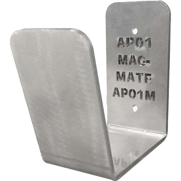 Mag-Mate - 5" Long x 2-1/2" Wide, 302 Stainless Steel Door Pull - All Tool & Supply