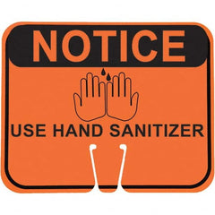 PRO-SAFE - "Notice Use Hand Sanitizer", 12-1/2" Wide x 10-1/2" High, ABS Safety Sign - All Tool & Supply