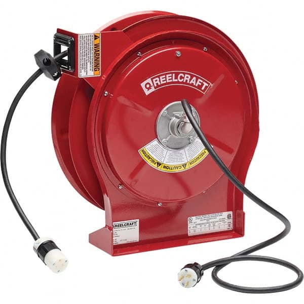 Reelcraft - Cord & Cable Reels End Type: Single Outlet Cable Length (Feet): 50 - All Tool & Supply