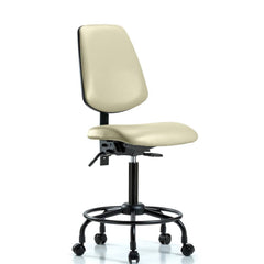 Task Chair: Vinyl, Adobe White