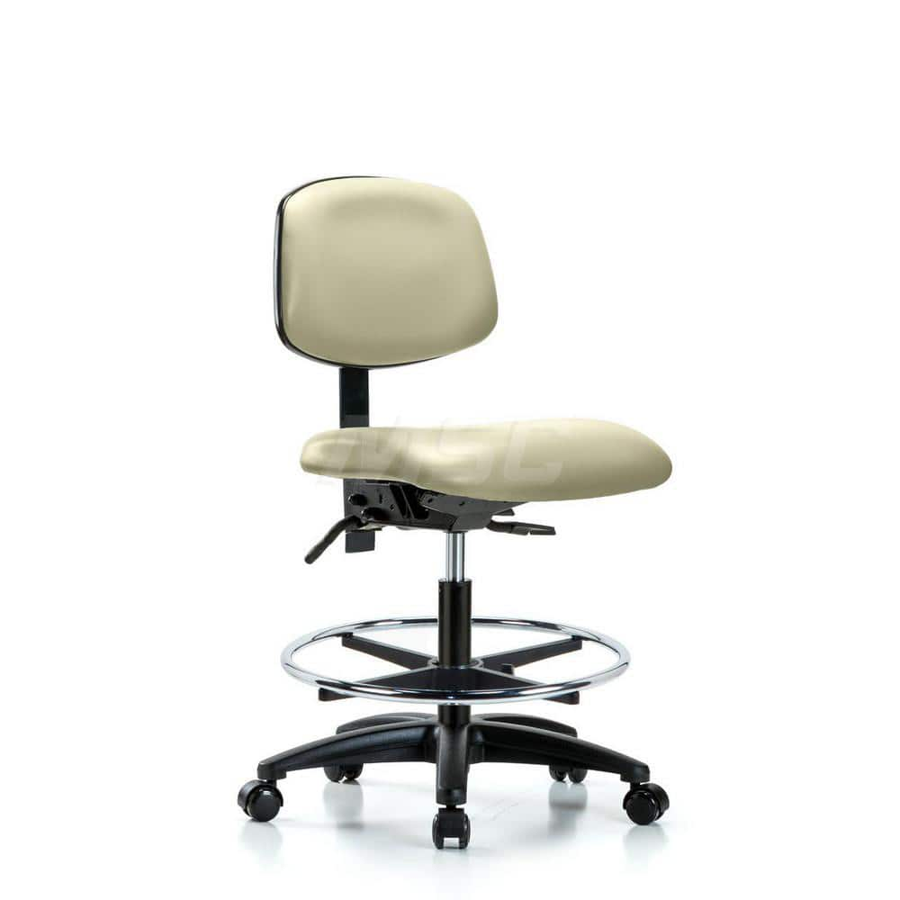 Task Chair: Vinyl, Adobe White