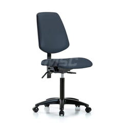 Task Chair: Vinyl, Imperial Blue