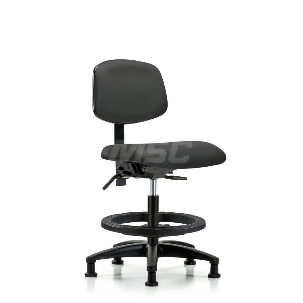 Task Chair: Vinyl, Charcoal