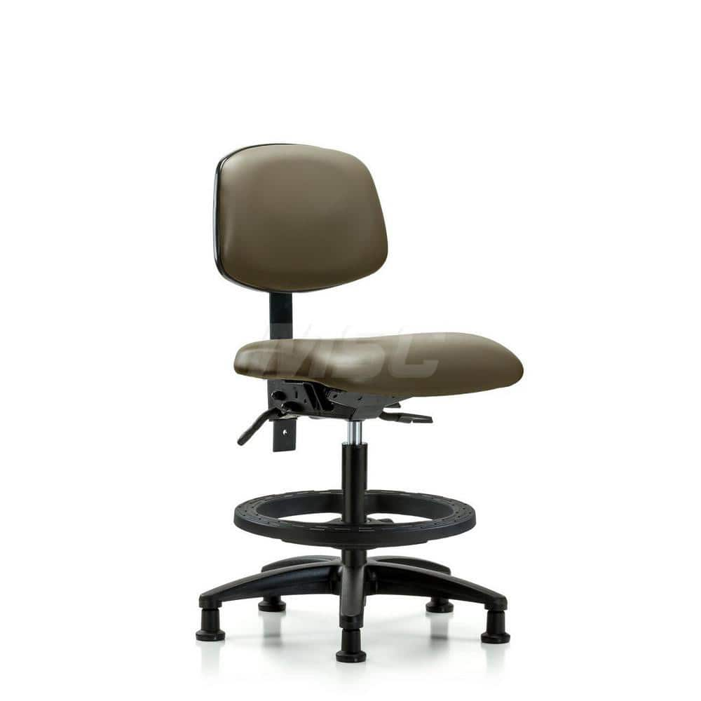 Task Chair: Vinyl, Taupe