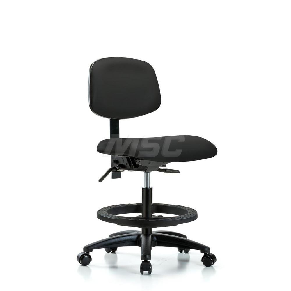 Task Chair: Vinyl, Black