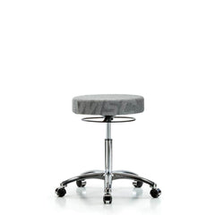 Adjustable Height Swivel Stool: Olefin, 25″ Seat Width, 25″ Seat Depth Round Height