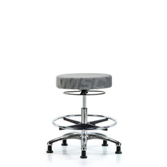 Adjustable Height Swivel Stool: Olefin, 25″ Seat Width, 25″ Seat Depth Round Height