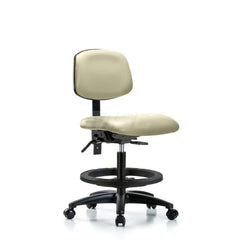 Task Chair: Vinyl, Adobe White