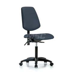 Task Chair: Vinyl, Imperial Blue