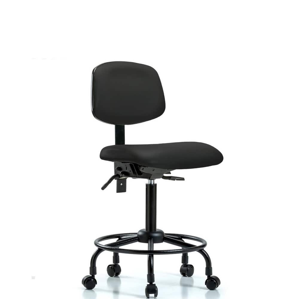 Task Chair: Vinyl, Black