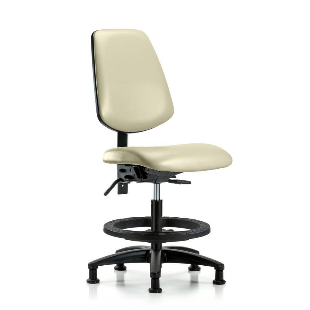 Task Chair: Vinyl, Adobe White