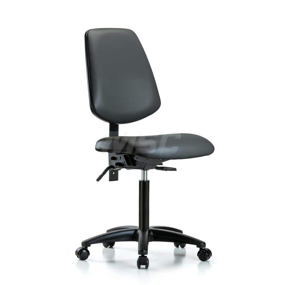 Task Chair: Vinyl, Carbon