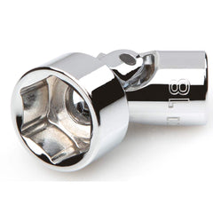 Hand Socket: 3/8″ Drive, 18 mm Socket, 6-Point Chrome-Plated & Polished