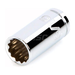 Hand Socket: 1/4″ Drive, 5/16″ Socket, 12-Point Chrome-Plated & Polished