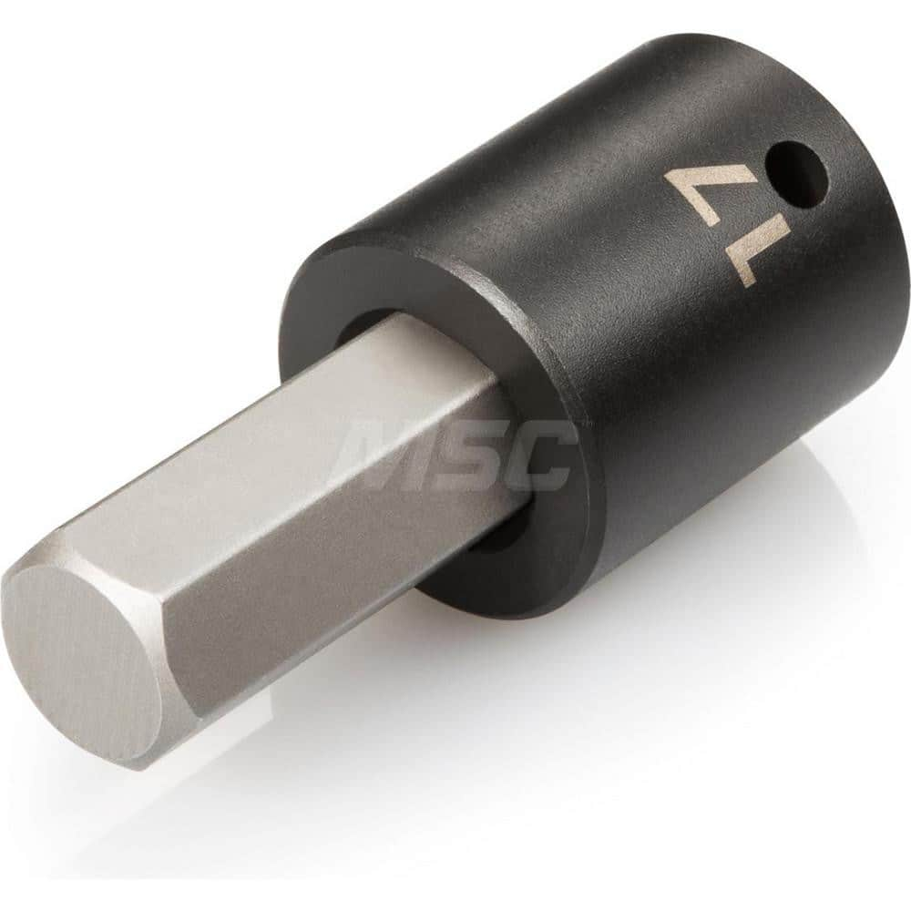 1/2 Inch Drive x 17 mm Hex Impact Bit Socket