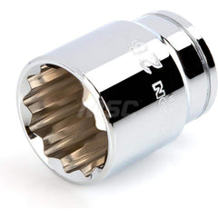 Hand Socket: 1/2″ Drive, 28 mm Socket, 12-Point Chrome-Plated & Polished