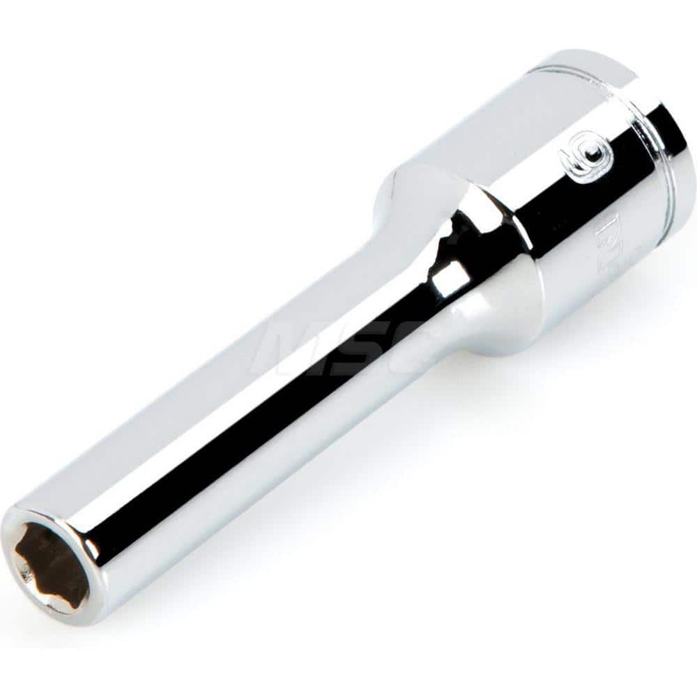 Hand Socket: 3/8″ Drive, 6 mm Socket, 6-Point Chrome-Plated & Polished