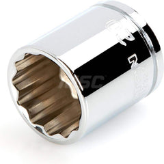 Hand Socket: 3/8″ Drive, 20 mm Socket, 12-Point Chrome-Plated & Polished