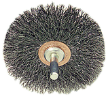 3'' Diameter - Crimped Stainless Confle x Brush - All Tool & Supply