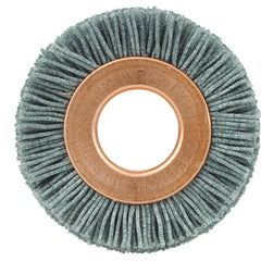 1-1/2″ Small Diameter Nylox Wheel Brush, .022/180, 1/2″ Arbor Hole - All Tool & Supply