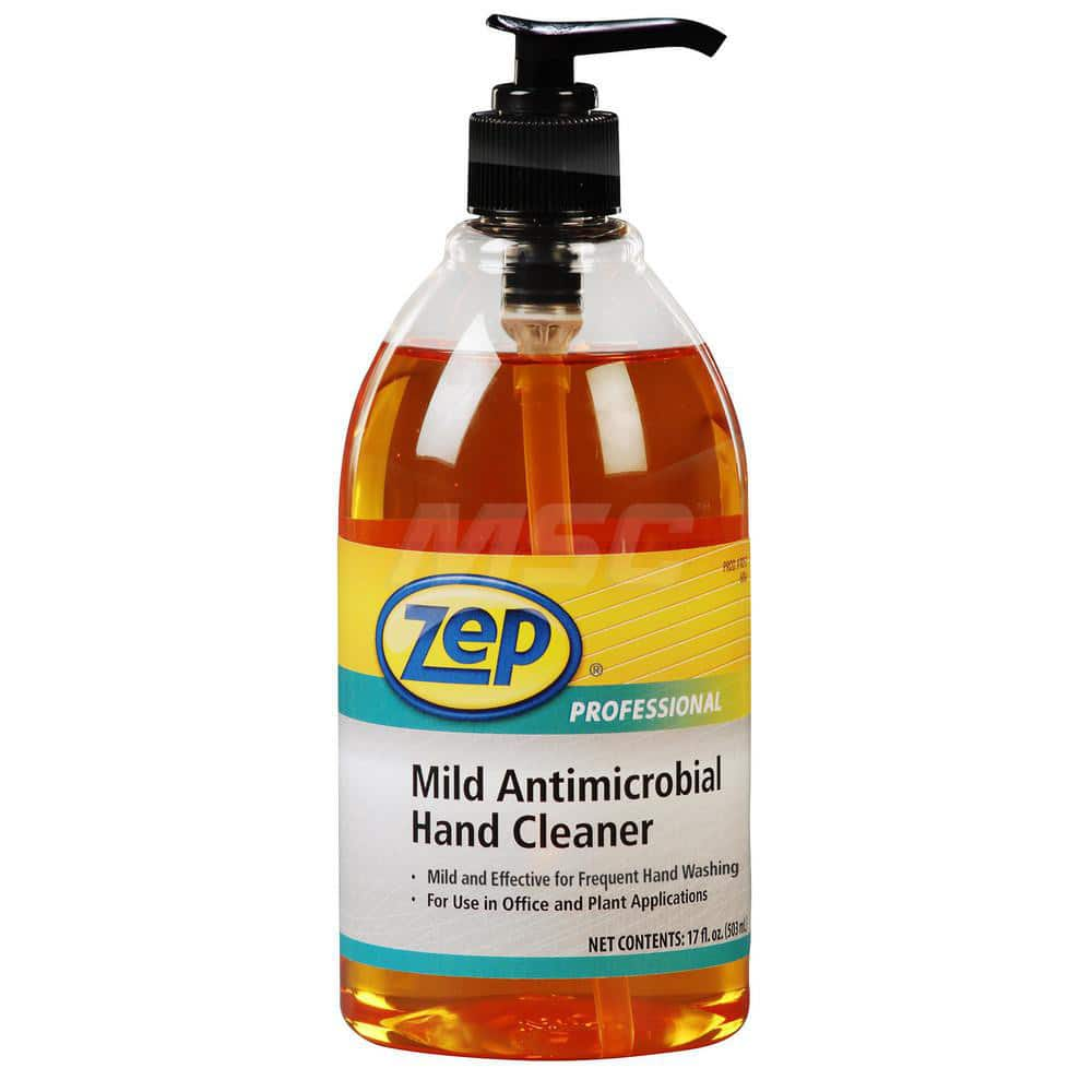 Hand Cleaner: 500 mL Bottle Liquid, Red & Orange