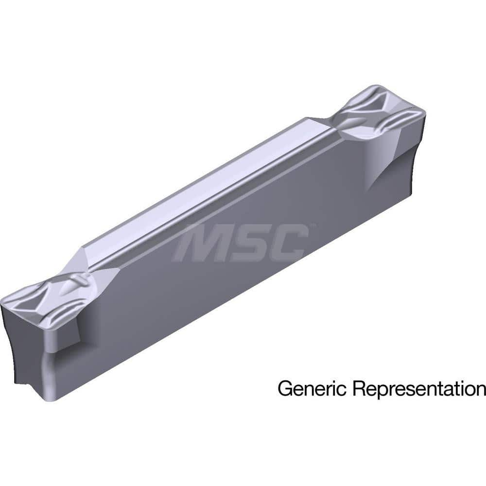 Grooving Insert: GCM5008MG AC5025S, Solid Carbide Absotech Finish, Neutral, 5 mm Cutting Width, 25 mm Max Depth, Series GND