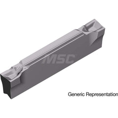 Grooving Insert: GCM20003CF AC1030U, Solid Carbide Absotech Finish, Left Hand, 2 mm Cutting Width, 20 mm Max Depth, Series GND