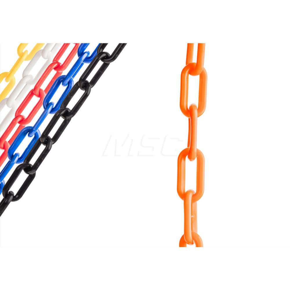 Barrier Rope & Chain; Material: Plastic; Rope/Chain Material: Plastic; Hook Fitting Material: Plastic; Snap End Material: None; Color: Orange; Length (Feet): 500.00; 500.000; Overall Length: 500.00