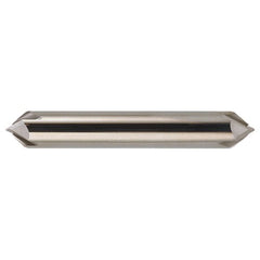 3/4″ × 3/4″ × 4″ STR / RHC Solid Carbide 4-Flute Double End Chamfer Tool - Bright