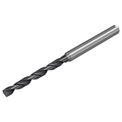 Micro Drill Bit: 0.1039″ Dia, 140 °, Solid Carbide TiALN Lite Finish, 2.4016″ OAL, RH Cut, Spiral Flute, Straight-Cylindrical Shank, Series CoroDrill 862