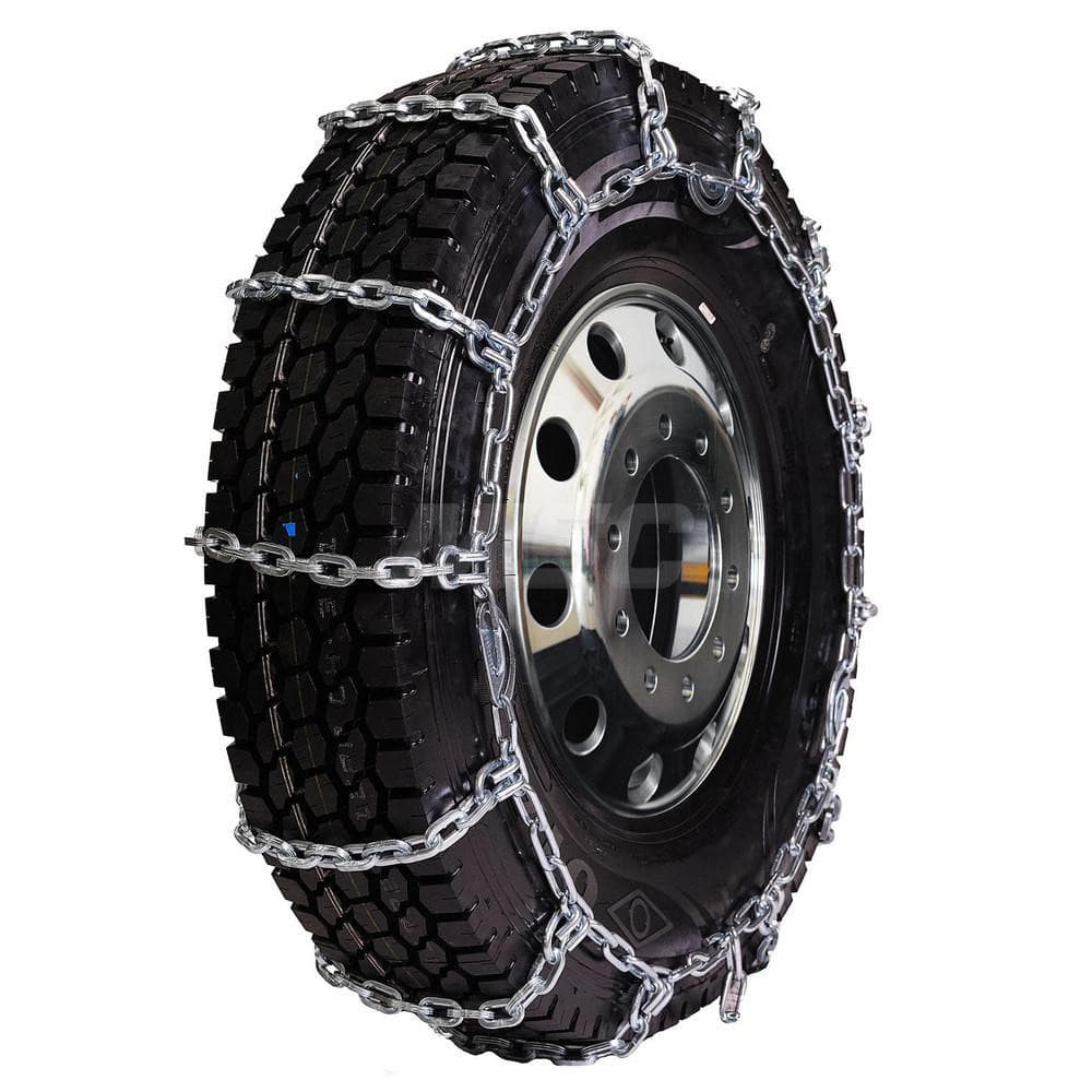 Tire Chains; For Use With: 315/75R22.5; 315/75R24; 320/75R24; 12R22.5; 315/75R24.5; 12.5R20; 12.5R22.5; 11R24.5; 295/75R24.5; 335/80R20; 355/80R20; 11R20; 11.5R20; 10R22; 285/75R24.5; 285/80R24.5; 305/75R24.5; Axle Type: Single Axle