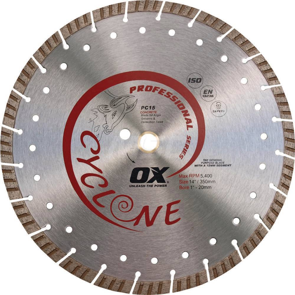 Wet & Dry Cut Saw Blade: 4-1/2″ Dia, 5/8 & 7/8″ Arbor Hole Use on Concrete & General Purpose, Standard Arbor