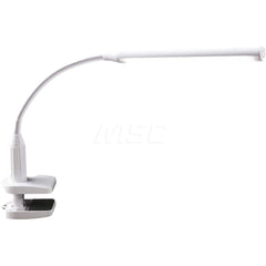 Task Light: LED, 9.8425″ Reach, Gooseneck Arm, Free Standing, White 12V, 6 Watts