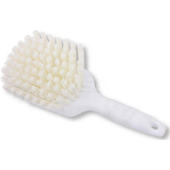 Scrub & Scouring Brushes; Type: Scrub Brush; Bristle Material: Polyester; Brush Width: 3; Resistance Features: Chemical Resistant; Oil Resistant; Acid Resistant; Water Resistant; Block/Handle Material: Plastic; Color: White; Bristle Type: Stiff; Brush Are