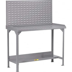 Little Giant - Stationary Work Benches, Tables Type: Work Bench Top Material: 12 Gauge Steel - All Tool & Supply