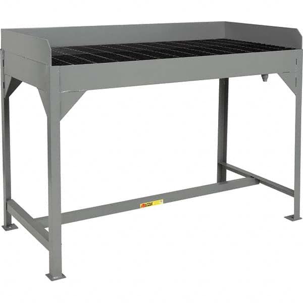 Little Giant - Stationary Work Benches, Tables Type: Parts Washing Table Top Material: Steel Bar Grating - All Tool & Supply