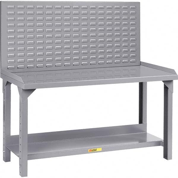 Little Giant - Stationary Work Benches, Tables Type: Work Bench Top Material: 12 Gauge Steel - All Tool & Supply