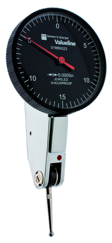 1.54" Face Diameter .0005" Graduation Black Face Dial Test Indicator Model No. 01889023 - All Tool & Supply