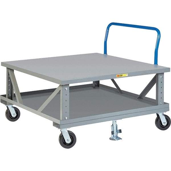 Little Giant - 3,600 Lb Capacity Steel Adjustable Pallet Stand - 48" High - All Tool & Supply