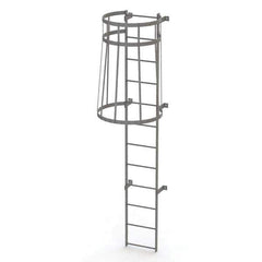 TRI-ARC - Rolling & Wall Mounted Ladders & Platforms Type: Fixed Ladder Style: Safety Cage - All Tool & Supply