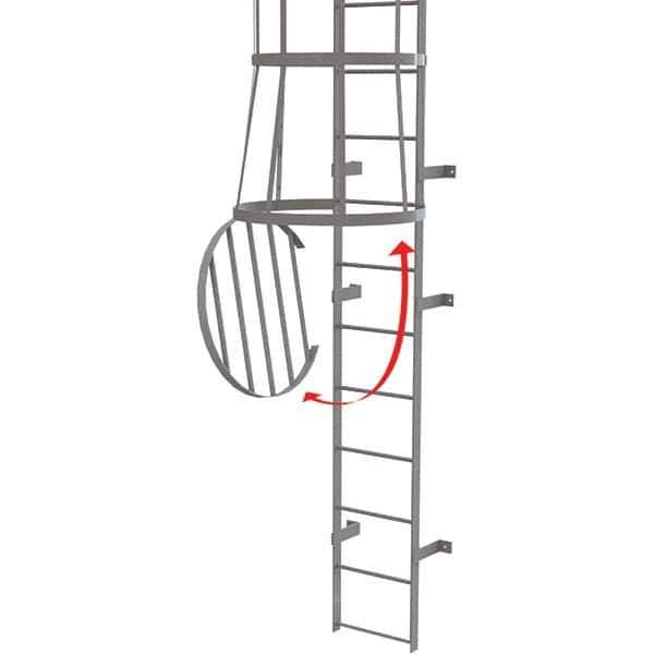 TRI-ARC - Ladder Accessories Type: Door For Use With: Tri-Arc Fixed Gray Steel Cage Ladders - All Tool & Supply